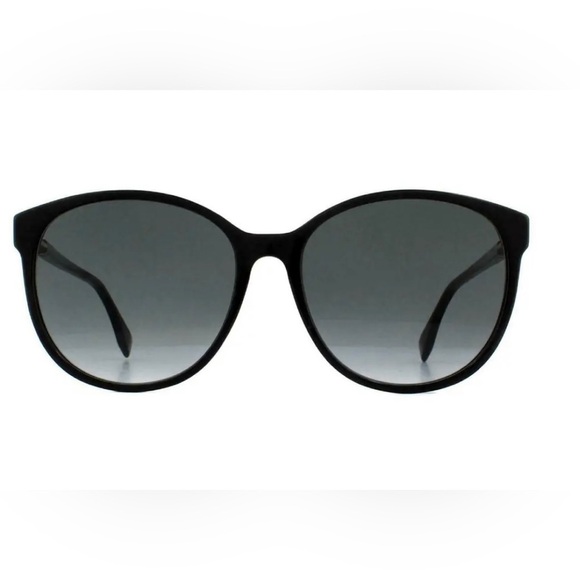 FENDI Sunglasses FF 0412/S 0807 90 Black Frame Grey Shaded Lenses 58mm BNWT main image 10